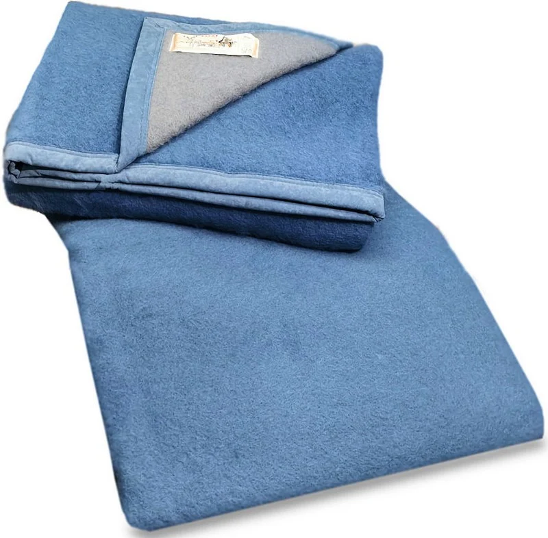 Aabe wollen deken Promesse blauw 600 gr.