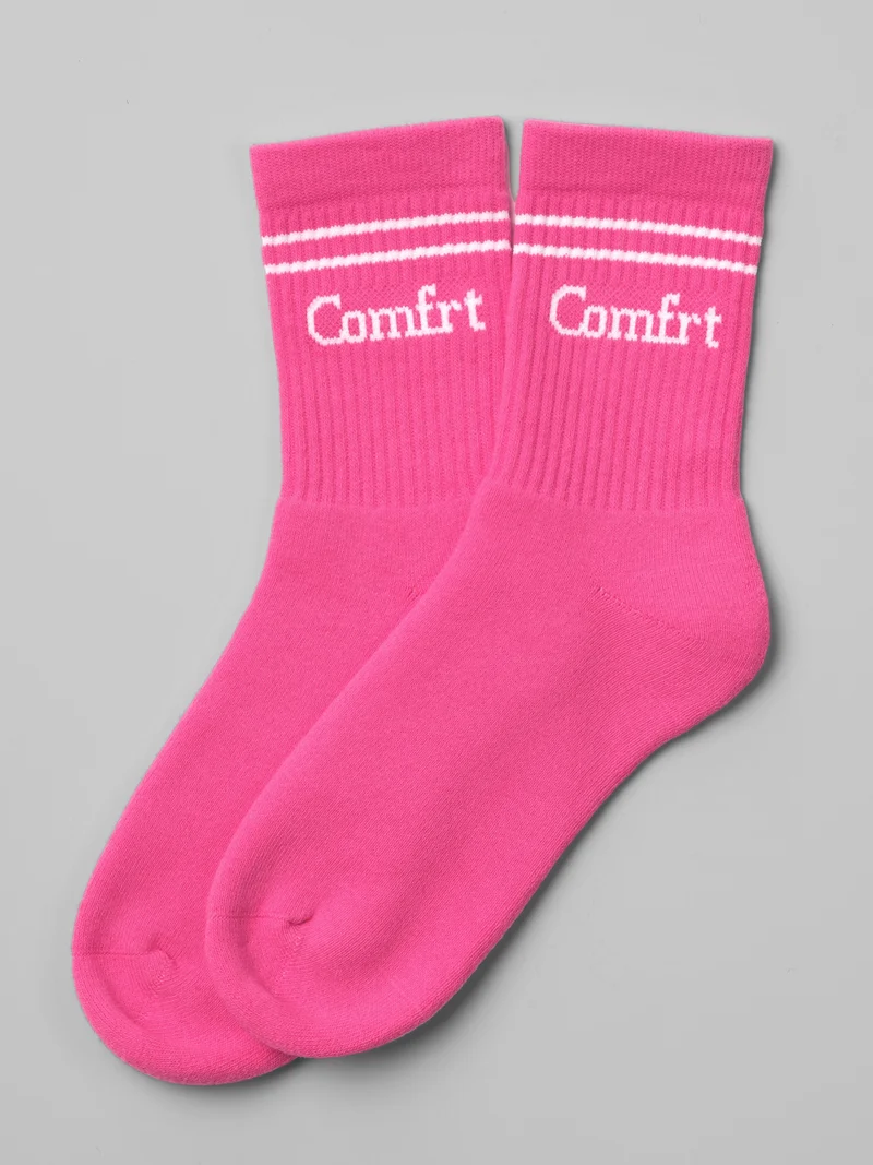Stripe Trim Ankle Socks