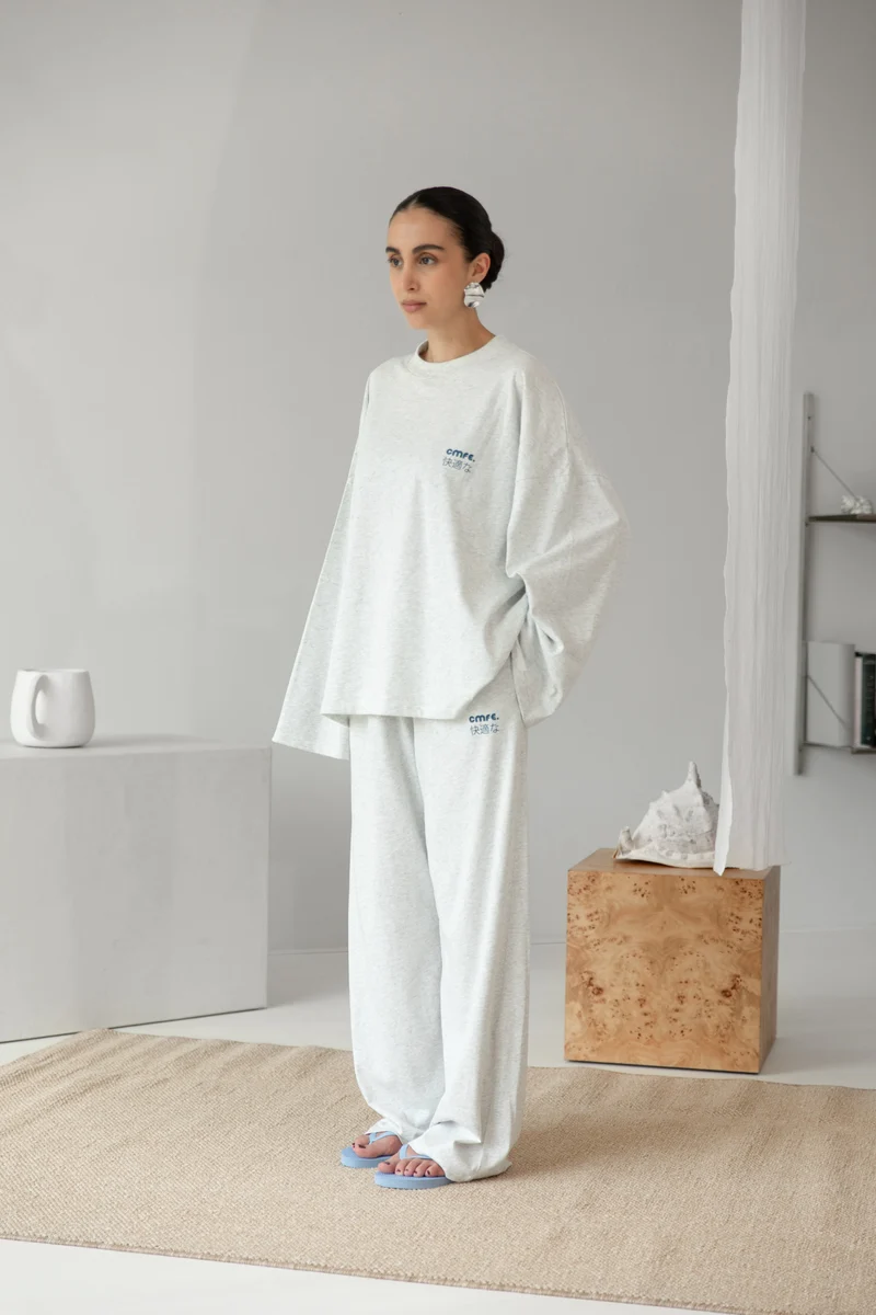 cmfe. summer set - melange grey