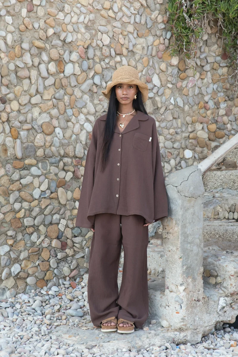 cmfe. muslin set - coffee