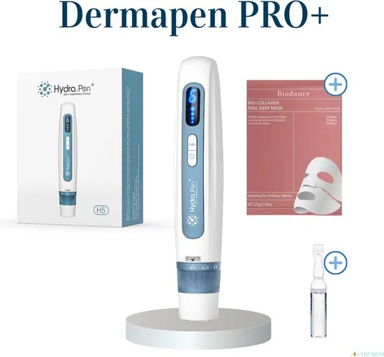 Dermapen - Microneedling Pen 3 in 1 met Serum Infusie en EMS – Professionele Huidverbetering