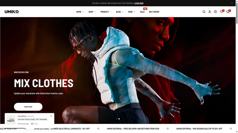 Umino Theme – Sneaker Store | Sneakers & Streetwear