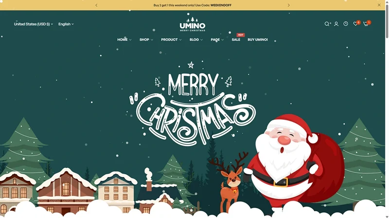 Umino Theme – Christmas | Home & Seasonal Decor