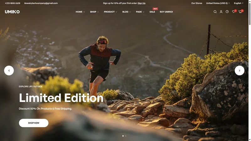 Umino Theme – Adventure Gear | Outdoor & Camping
