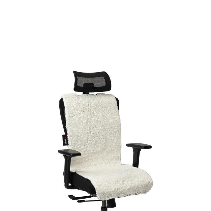 SPHRT Teddy grijs/wit XL 135x45 | Hoofdsteun design