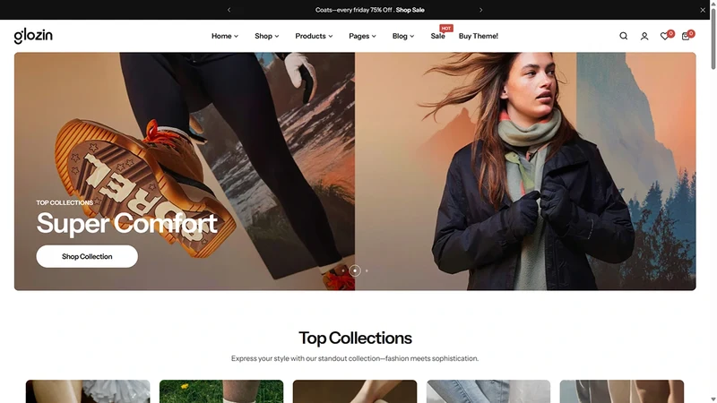 Glozin theme – Foot Wear | Shoes & Accessories