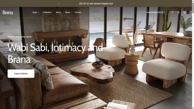 Agile Theme – Brana | Furniture & Home Decor