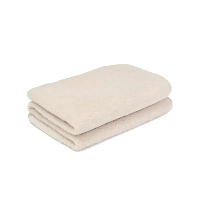 Wollen ledikantdeken wol 93x135cm – Kameel / merinowol