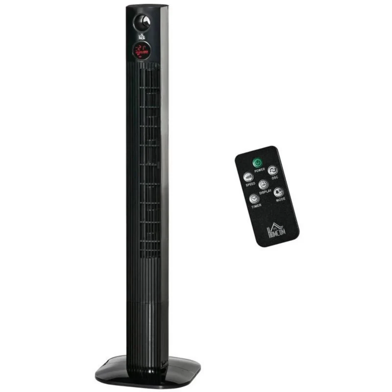 Stijlvolle torenventilator met afstandsbediening voor stille verkoeling