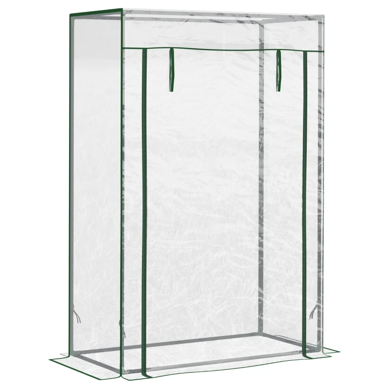 Kweekkas compacte tuinkas 100x50x150 cm groen