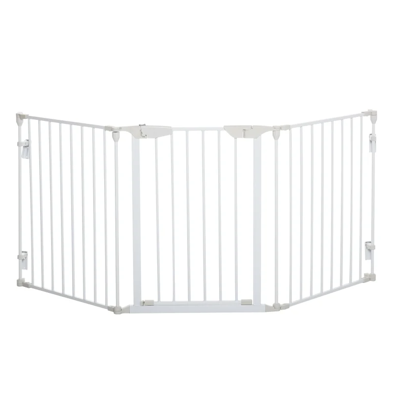 Veilig hondenhek traphekje wit 180 x 74,5 cm – Ideaal voor huis en trap