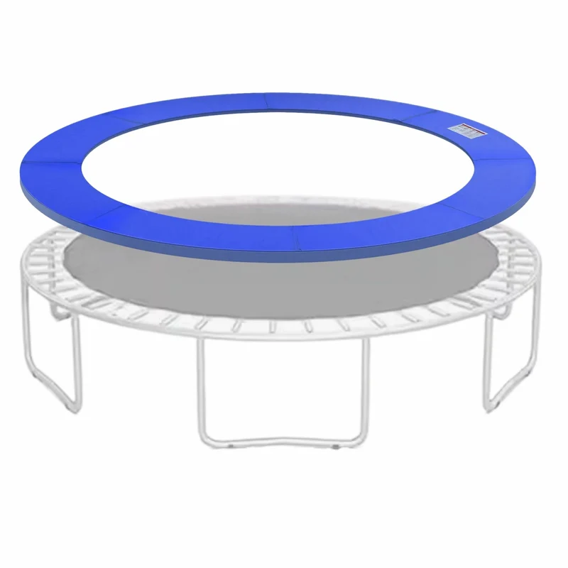 Blauwe PVC trampoline rand Ø244 cm met 15 mm vulling