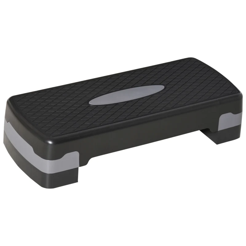 Verstelbare aerobic fitness step 68x29x15 cm – antislip en compact