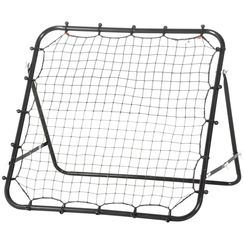 Verstelbare voetbal rebounder 96x80x96 cm – ideaal voor techniektraining