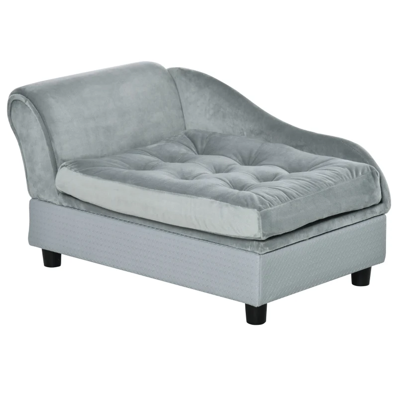 Stijlvol hondenbed met opbergruimte grijs – comfort en functionaliteit