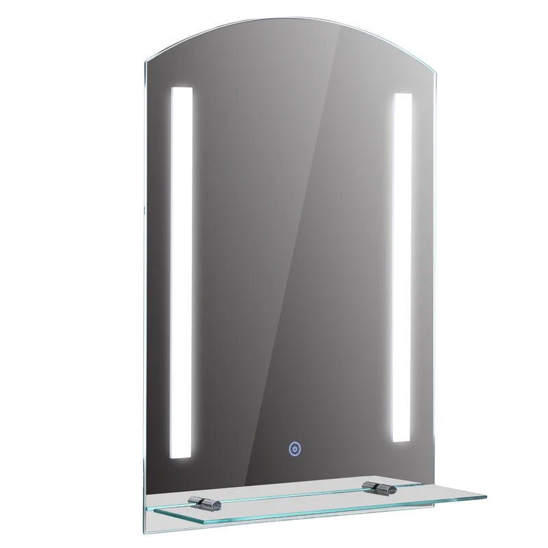 Moderne badkamerspiegel met spiegelkast en LED verlichting – 50x4x70 cm