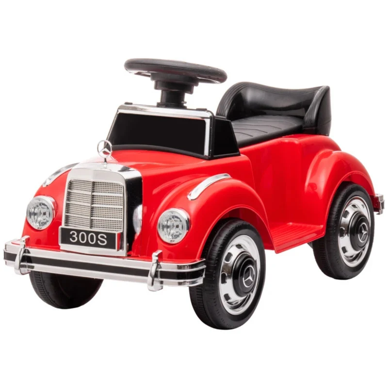 Rode kinderloopauto met opbergruimte voor veilig en leuk speelplezier
