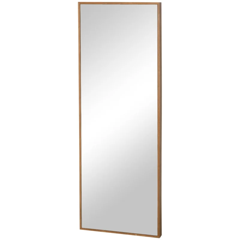Moderne staande passpiegel in chroom 45x125 cm voor elke ruimte