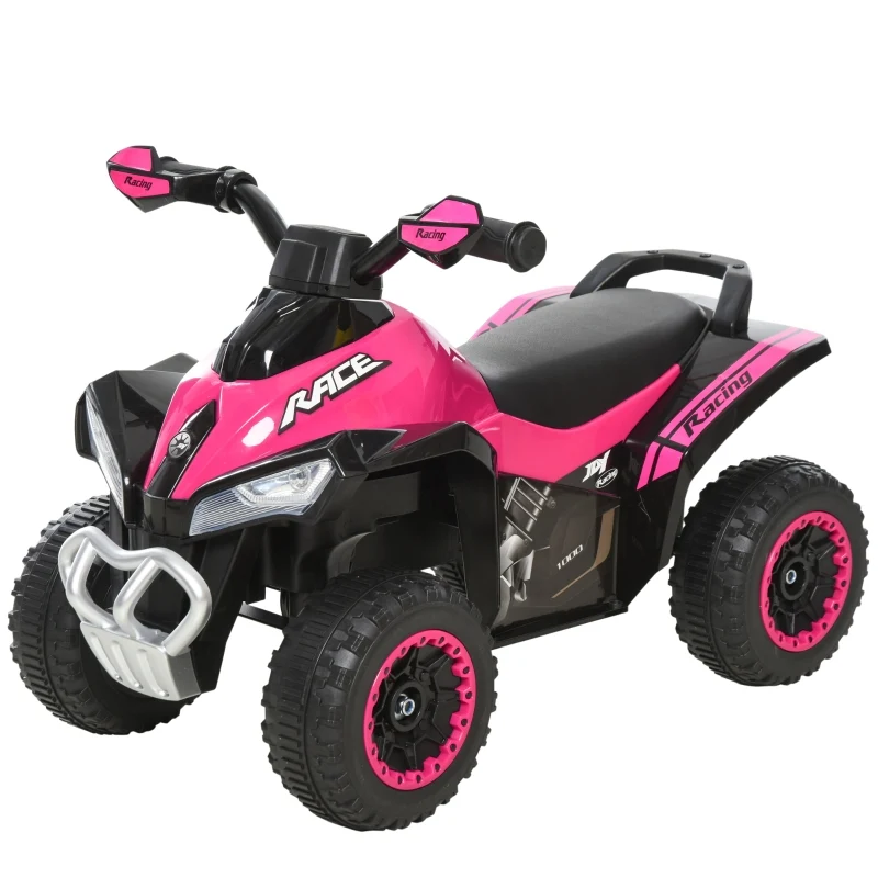 Roze quad loopauto 68x38x44 cm met muziek – veilig en leuk voor leeftijd 8-36 maanden
