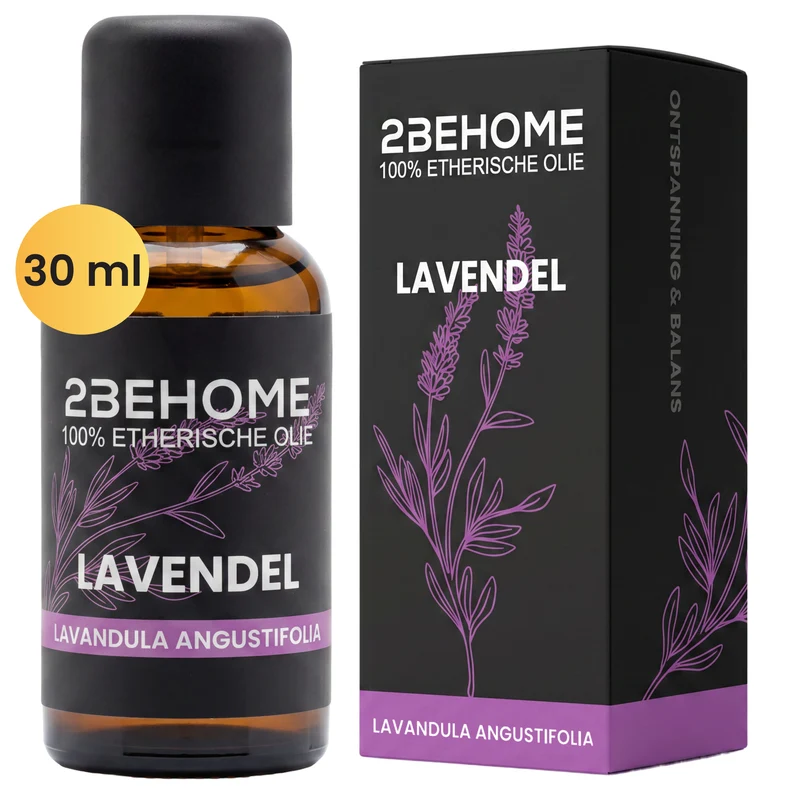2BEHOME Etherische Olie Lavendel - 30 ML - 1 Stuk - Essentiële olie voor Aromatherapie