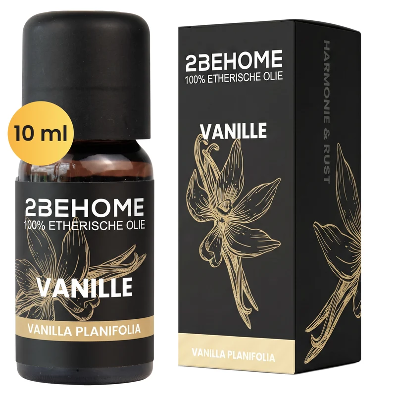 2BEHOME Etherische Olie Vanille - 10 ML - 1 Stuk - Essentiële olie voor Aromatherapie