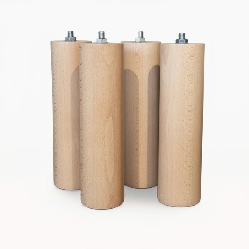 Set van 4 poten voor de Greensleep Orthoflex lattenbodem