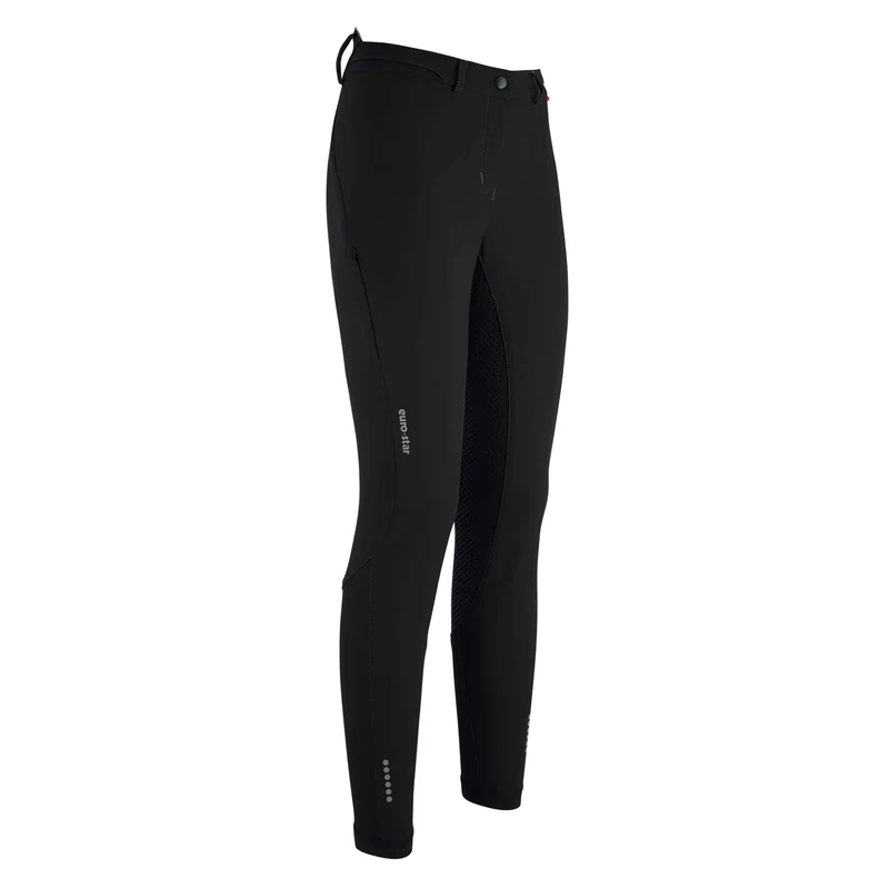 Pantaloni da equitazione Euro-Star ESSnow Queen FullGrip 38 Nero