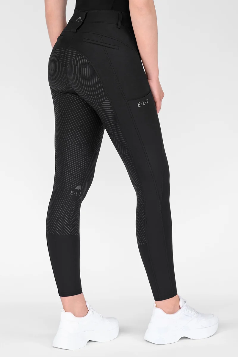 Comfort Ride Rijbroek voor Dames met Siliconen Volledig Zitvlak Black 34