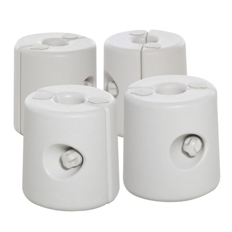 Partytent voetgewichten (set van 4, wit)
