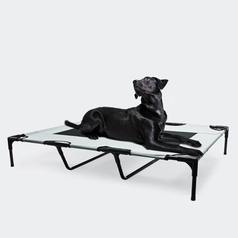 Groot hondenligbed grijs XL 122x92x23 cm – Comfort voor grote honden | Zenzee