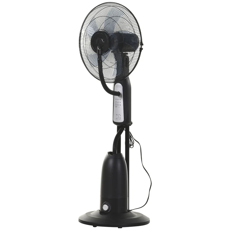 Staande Ventilator met Verstuiver en Afstandsbediening – Ø44,5 cm?