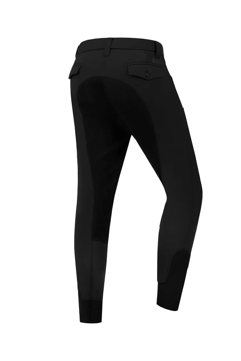 Matteo Classic herenrijbroek met fullseat van kunstleer black 46