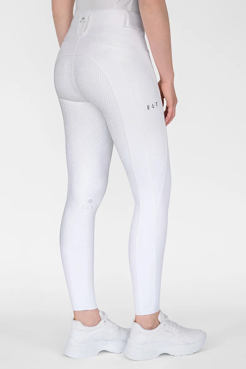 Comfort Ride Rijbroek voor Dames met Siliconen Volledig Zitvlak White 34