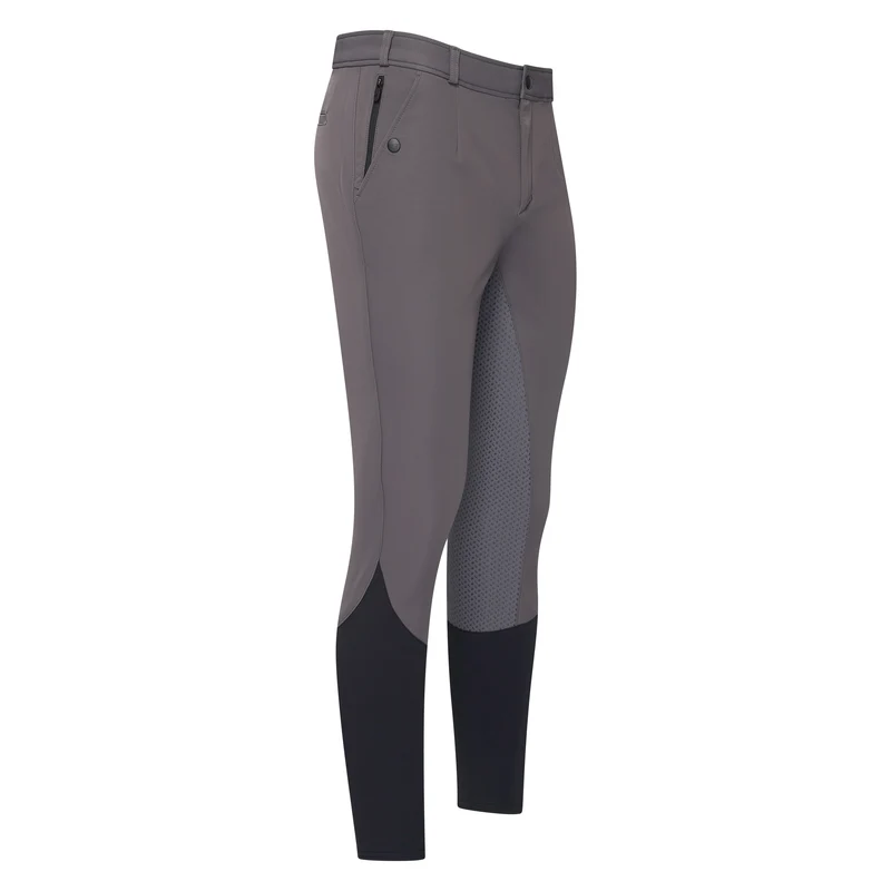 Pantaloni da equitazione Euro-Star Marcello Fullgrip 52 Grigio - uomo