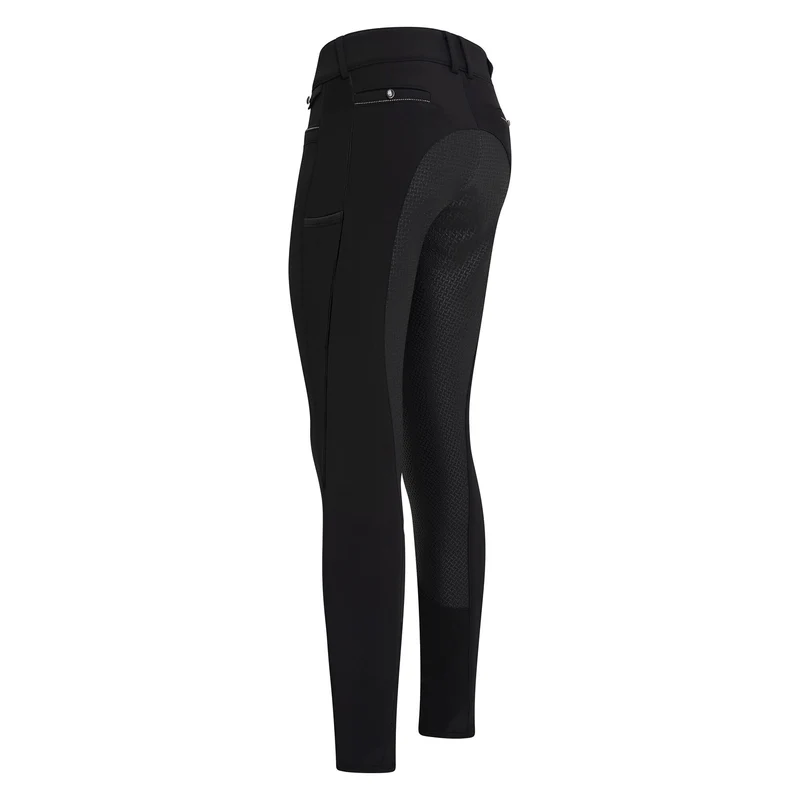 Pantaloni da equitazione Euro-Star ESArielle Snow FullGrip nero