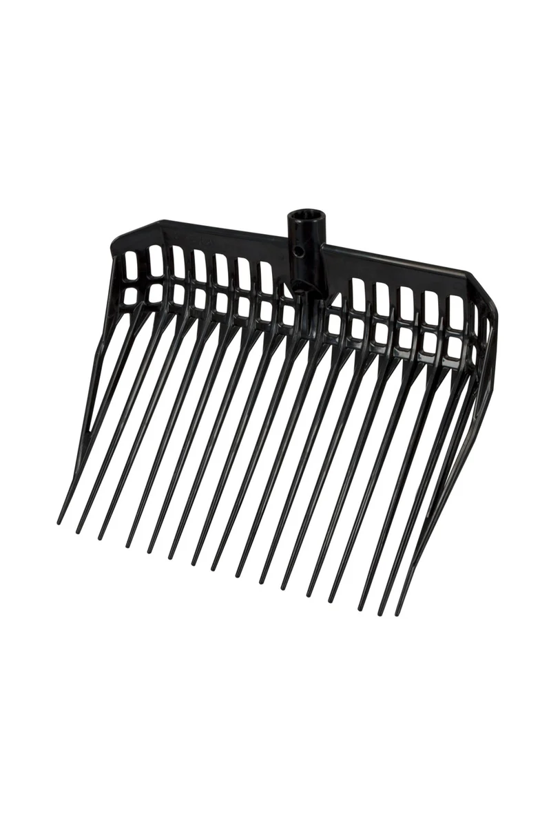 mestvork EcoFork met metalen handvat en D-greep black One Size