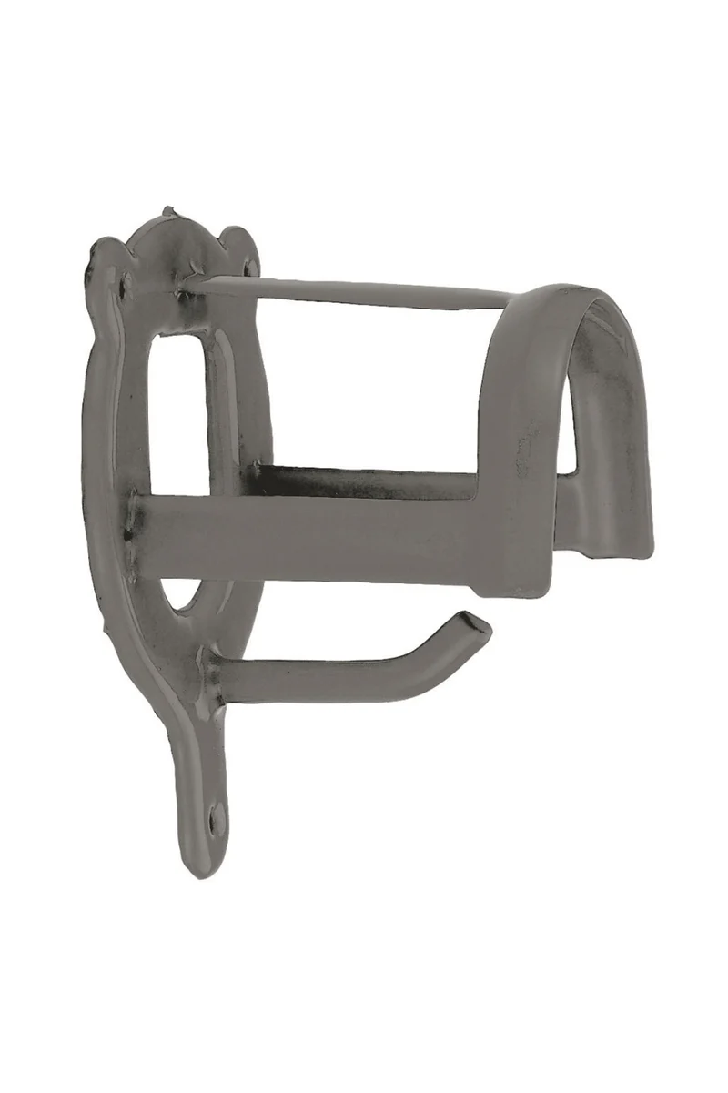 Hoofdstelrek, gepoedercoat metaal Dark Grey One Size