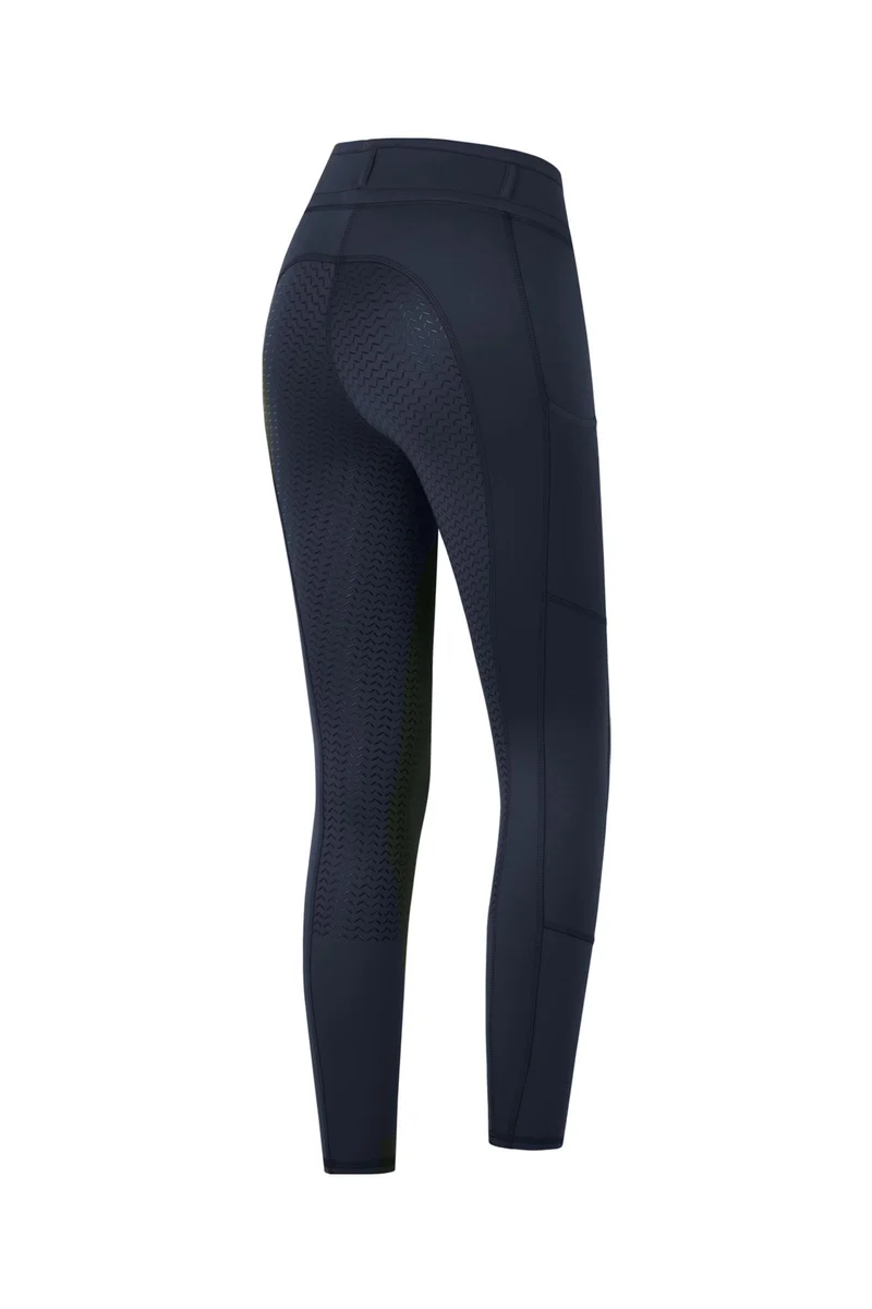 Ella Kids' rijleggings met volledige zit Night Blue 134