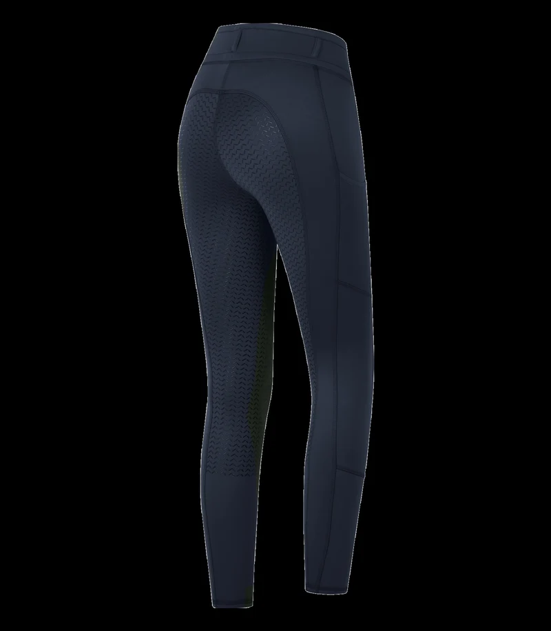 Ella Kids' rijleggings met volledige zit Dark Blue 152