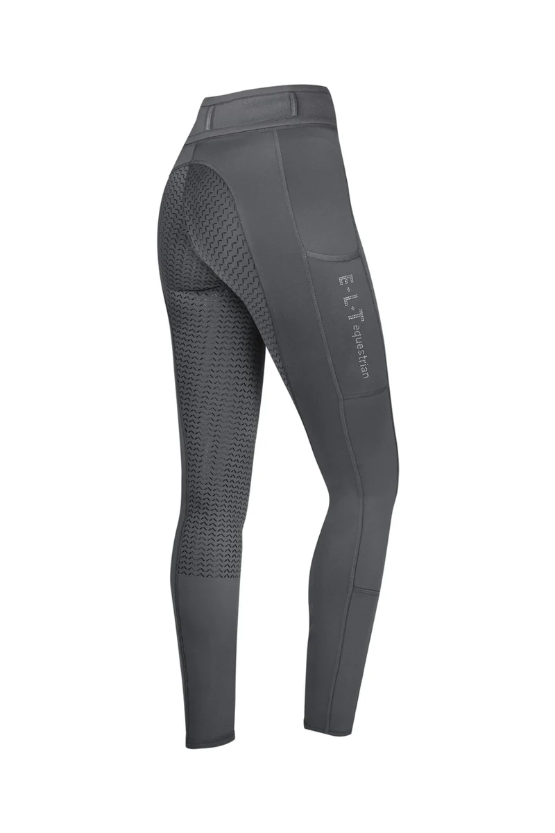 Ella Glam Kinder Rijleggings Asphalt 140