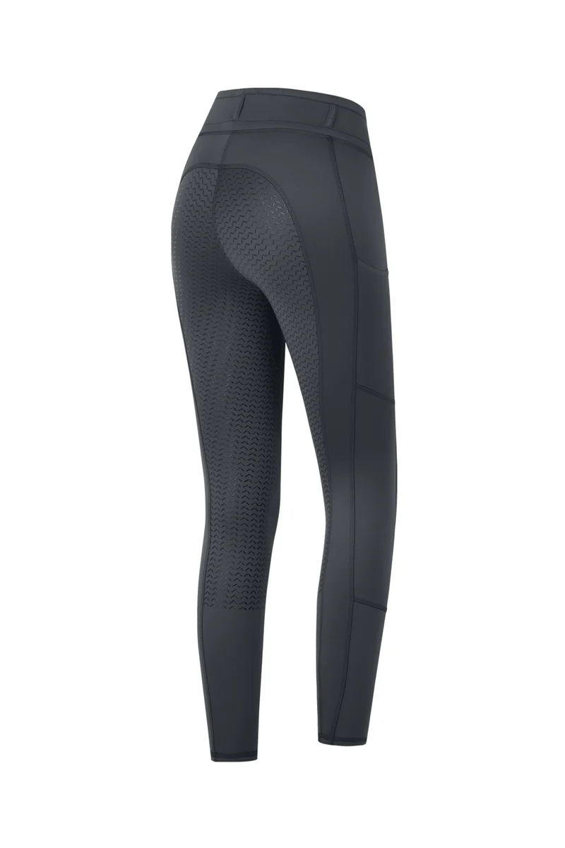 Ella Kids' rijleggings met volledige zit Asphalt 152
