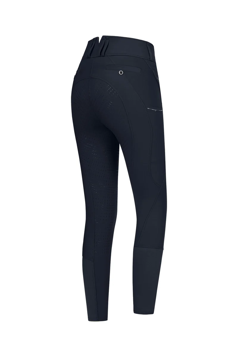 Mathilda Glam Dames High Waist Rijbroek Deepblue 44