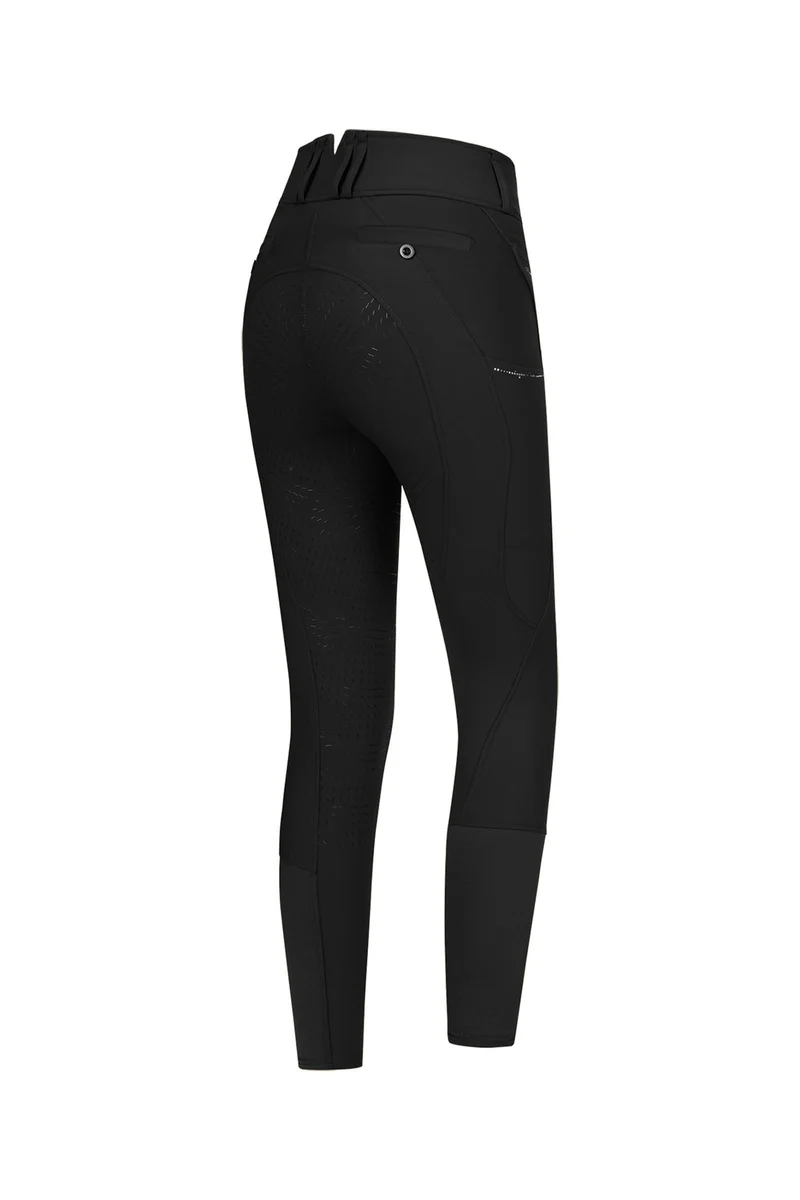 Mathilda Glam Dames High Waist Rijbroek Black 48