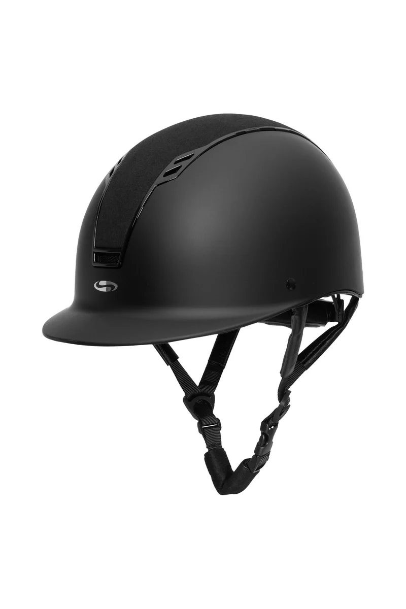 H22 Mat/Velvet rijdhelm Black 55-57