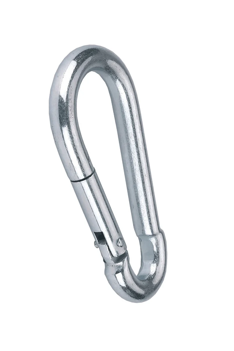 Set van 3 karabijnhaken, 10 mm Silver 10