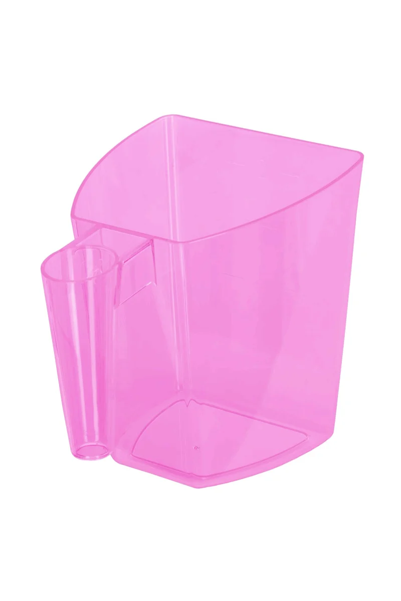 Transparante voerschep, 2 kg Pink One Size