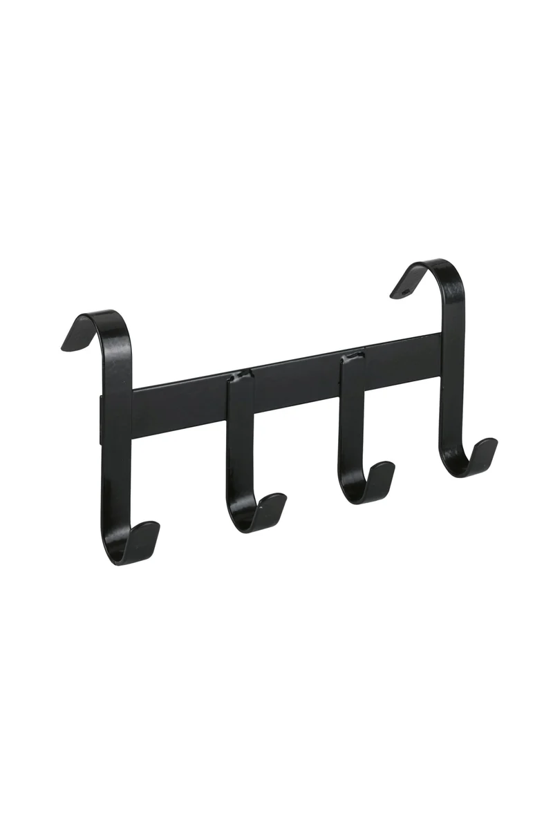 hoofdstelhouder met 4 haken Black One Size