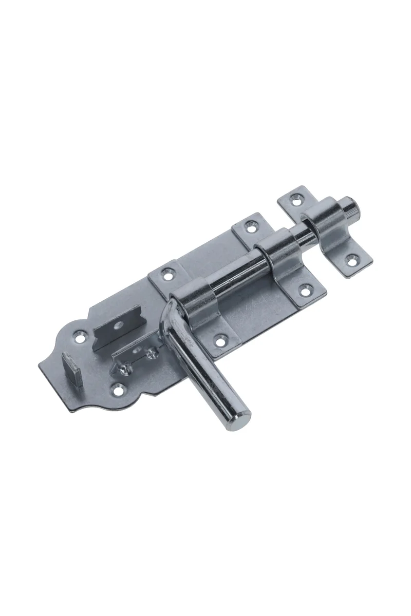 Stable Gate Latch With Snap Lock Catch Silver One Size