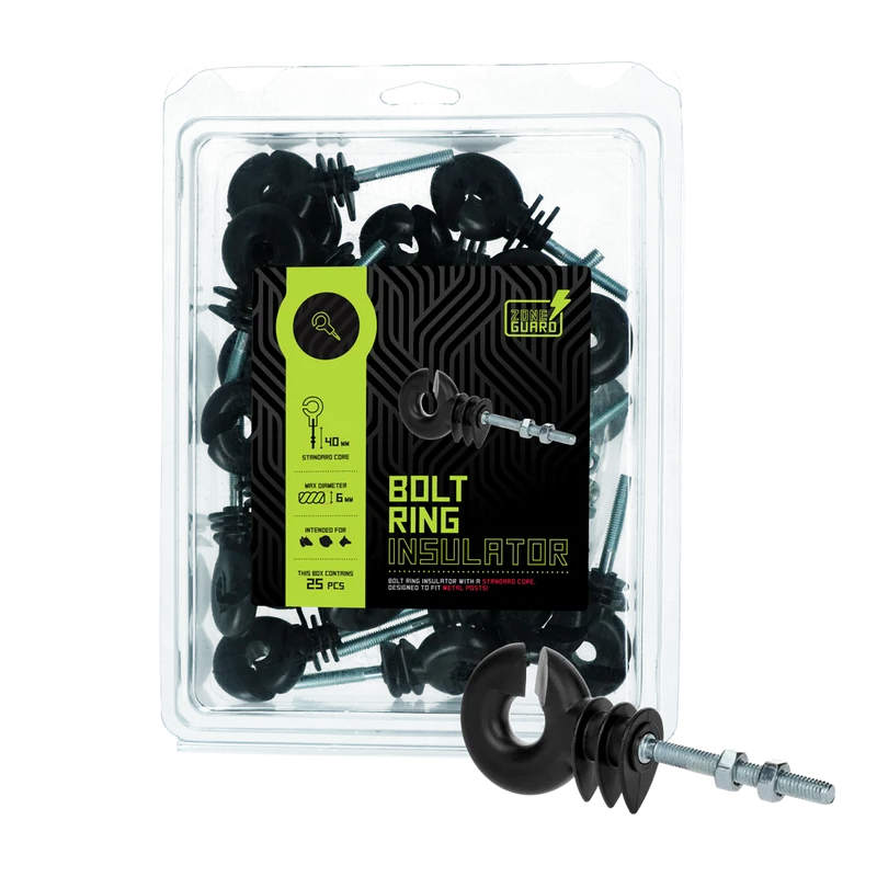 ZoneGuard Anello isolante nero con dado