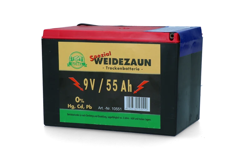 Batteria EG super 9V / 55Ah (H11,5 x L16,5 x P11,2 cm) 55 Ah